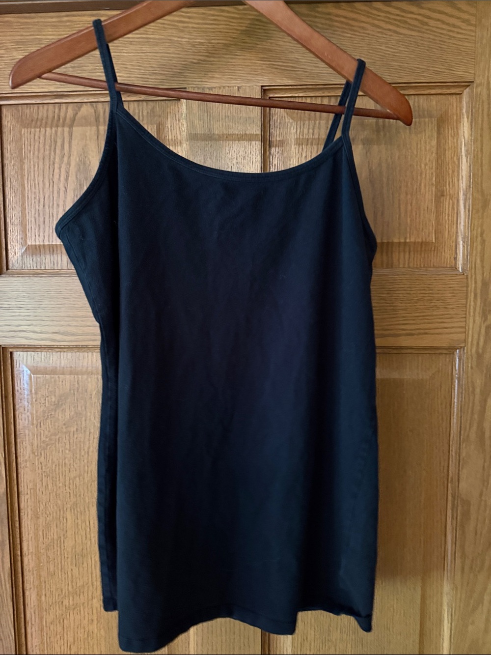 Classic Black Women's Camisole Knit Tank Top